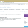 Canonical Url Redirect